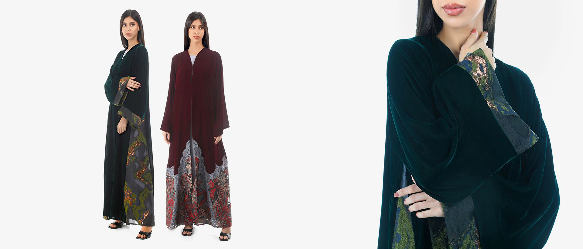 Abayas for the modern woman in UAE - new winter collection from Hanayen