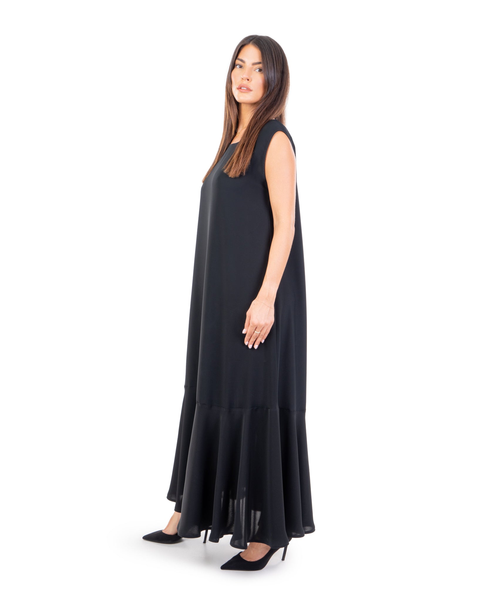 Women's Sleeveless Black Inner Dress Women's Sleeveless Black Inner Dress