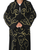 Hanayen Black Abaya with Artistic Embroidery best abaya online in dubai