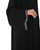 Hanayen Black Abaya with Wave Crystal Embellishments on Sleeves and Sheila best abaya online in dubai