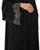 Hanayen Emirati Abaya with Circular Crystal Embellished Sleeves best abaya online in dubai