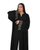 Hanayen Emirati Abaya with Circular Crystal Embellished Sleeves best abaya online in dubai