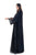 Hanayen Abaya With Lace Insert In Black