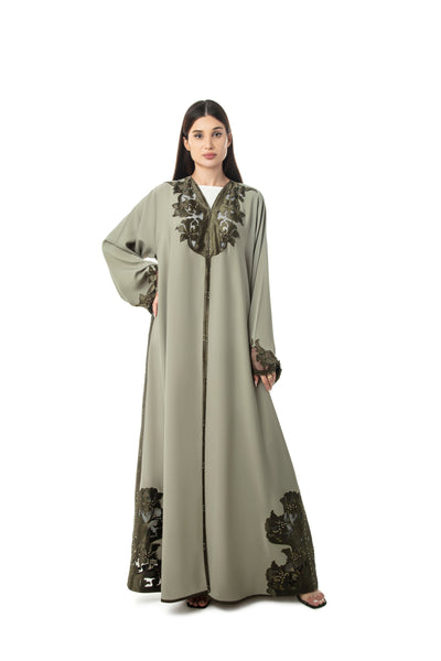 Hanayen Arabic Modest Dress Abaya