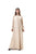 Hanayen Beige Abaya Design With Crystal | Clearance best abaya online in dubai