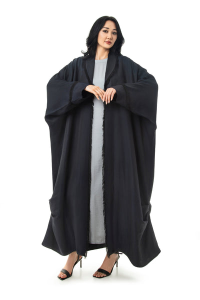 Hanayen Bisht Color Linen Abaya