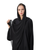 Hanayen Black Abaya with Crystal Beaded Panels best abaya online in dubai