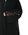 Hanayen Black Abaya with Scallop Detail Sleeves & Hem best abaya online in dubai