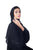 Hanayen Black Chiffon Sheila – Custom Size best abaya online in dubai