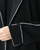 Hanayen Black Everyday Abaya With White Piping best abaya online in dubai