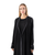 Hanayen Black Everyday Abaya With White Piping best abaya online in dubai