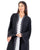 Hanayen Black Floral Embroidered Abaya