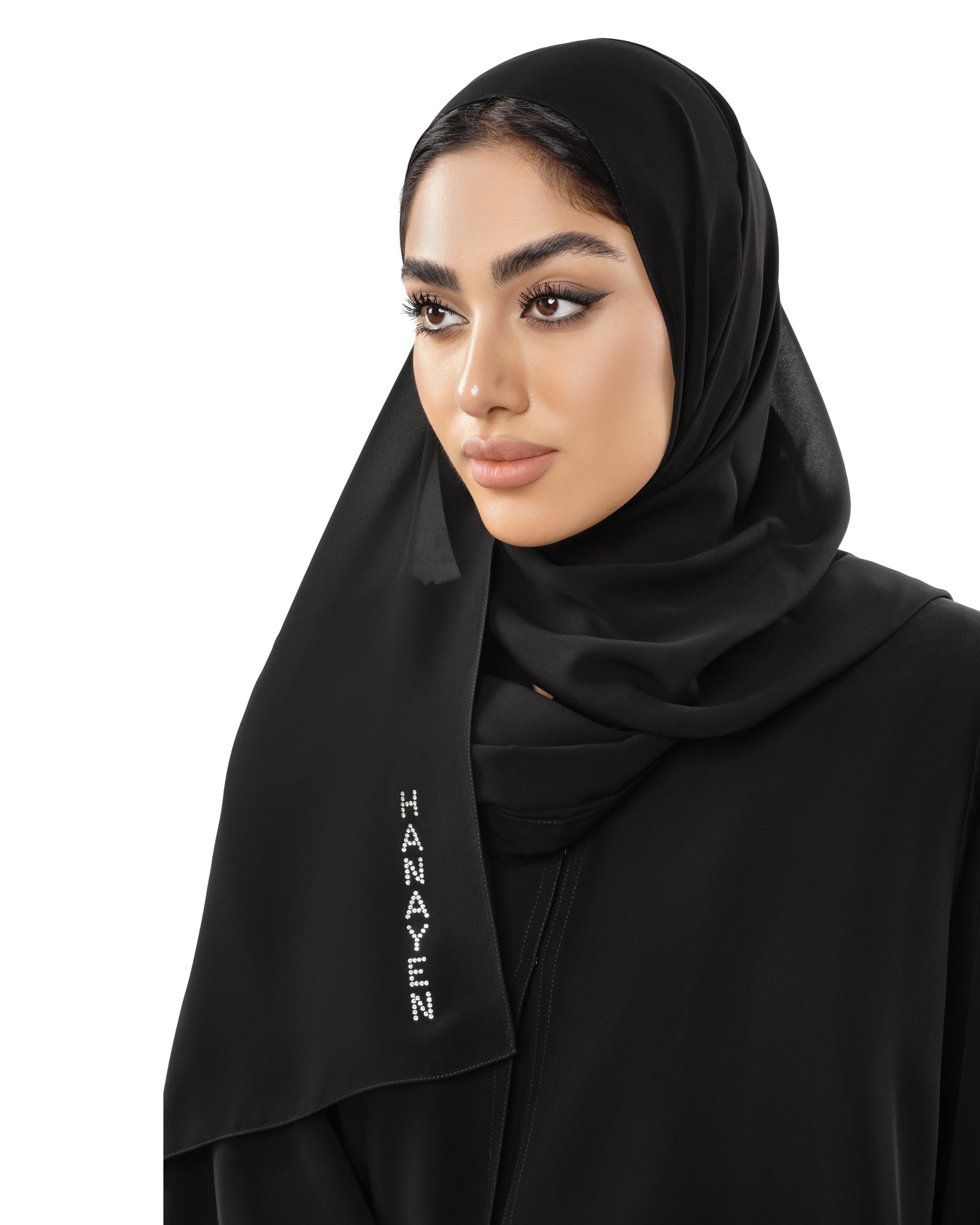 Hanayen Black Plain Sheila With Hanayen Logo