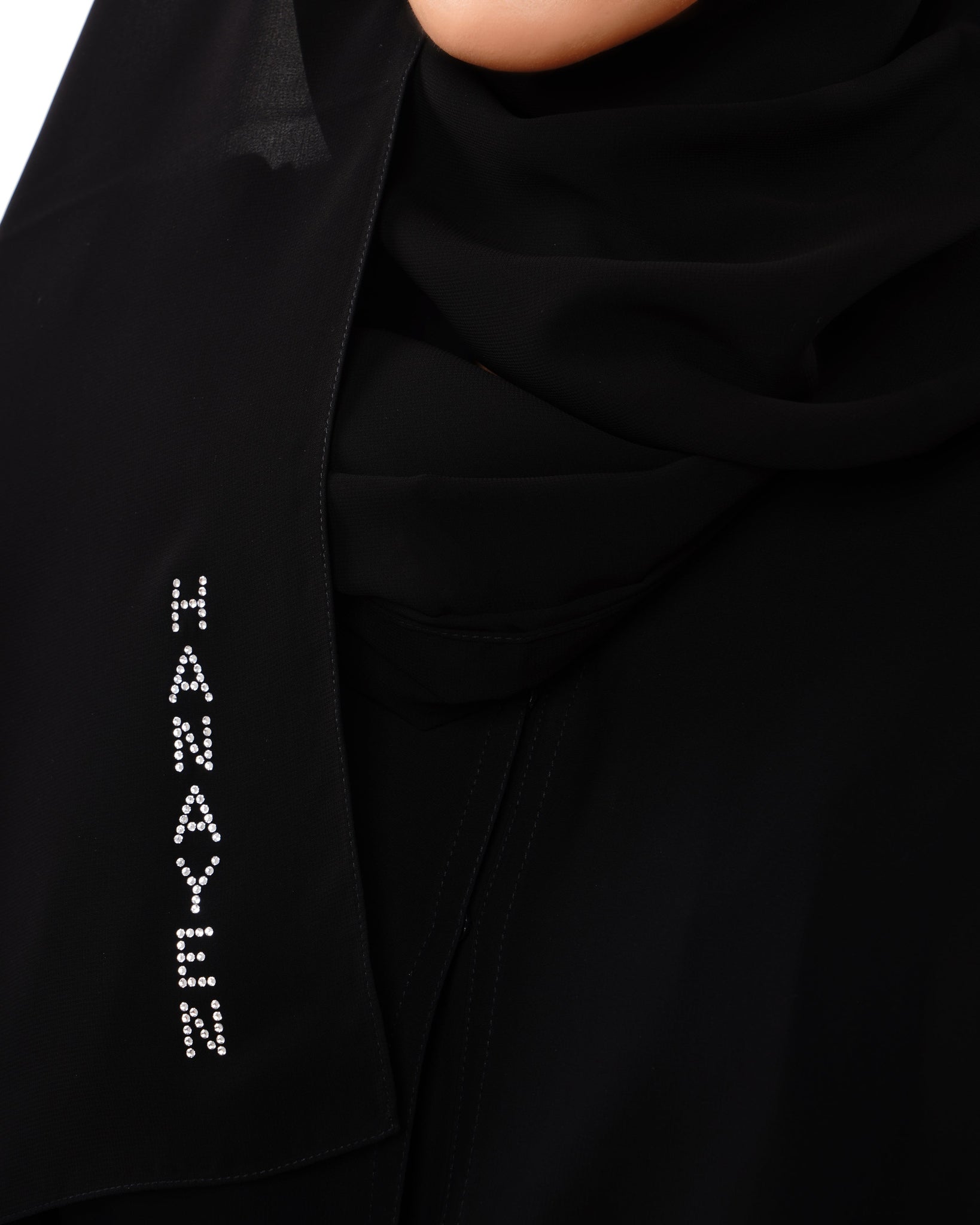 Hanayen Black Plain Sheila With Hanayen Logo