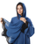 Hanayen Blue Abaya Style With Lace Design | Clearance best abaya online in dubai