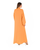 Hanayen Bright Orange Plain Abaya | Clearance best abaya online in dubai