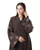Hanayen Brown Abaya with Floral Embroidery and Pearl Accents best abaya online in dubai