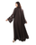 Hanayen Brown Abaya with Floral Embroidery and Pearl Accents best abaya online in dubai