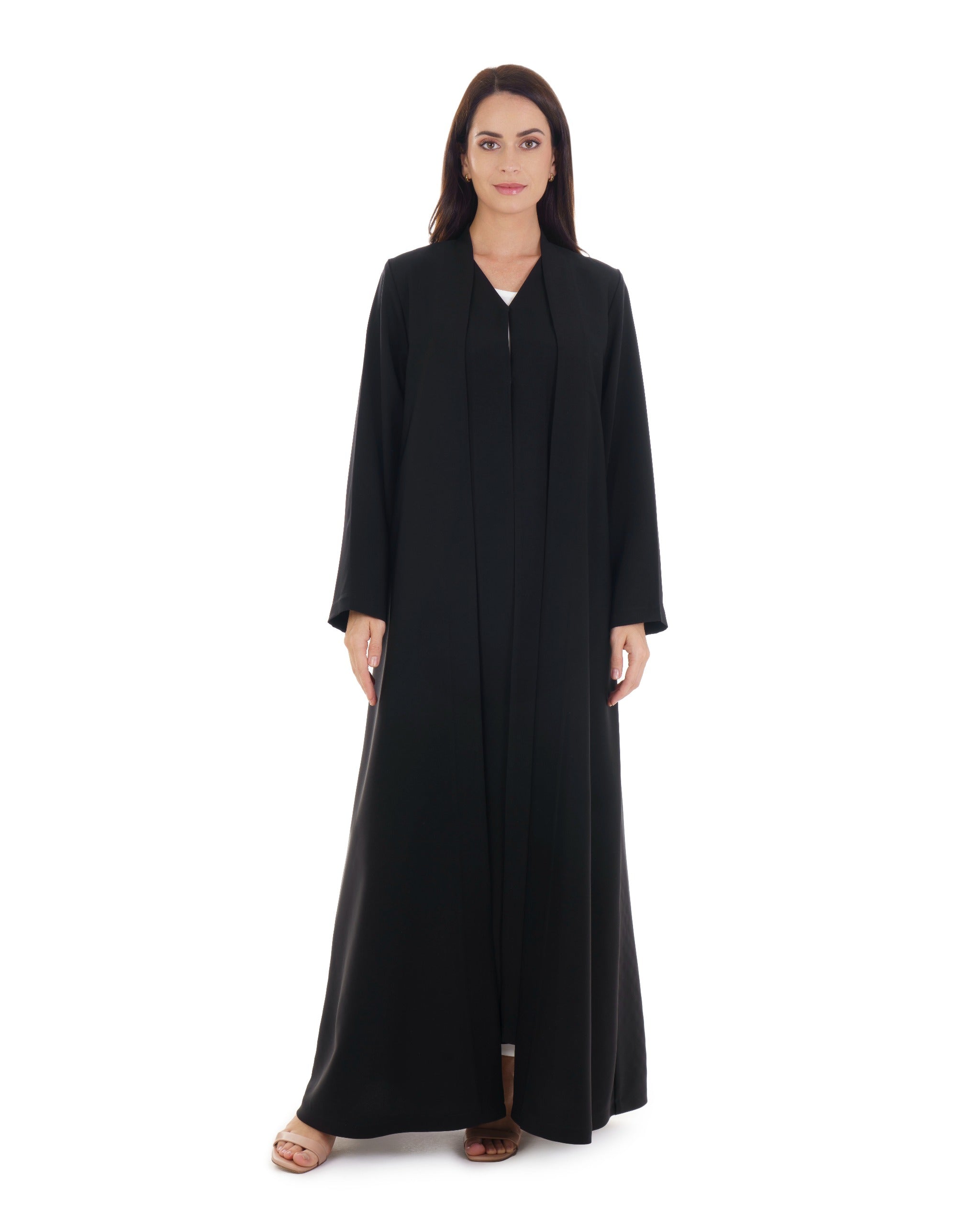 Normal Abaya Hanayen Classic Black Abaya Design best abaya online in dubai