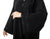 Hanayen Classic Black Abaya Details Sleeves