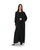 Hanayen Classic Black Abaya with Elegant Pleated Sleeves best abaya online in dubai