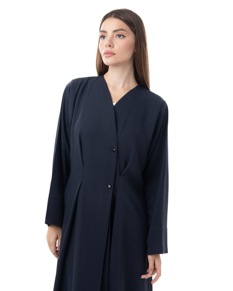 Navy Blue Zoom Abaya