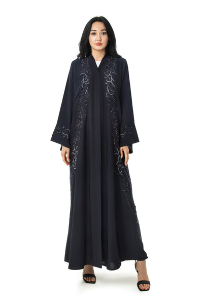 Hanayen Color Embroidered Abaya Style Details