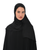 Hanayen Cotton Stretch Sheila Black Color best abaya online in dubai