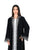 Hanayen Couture-Inspired Noir Abaya with Scalloped Lace & Pearl Embellishments best abaya online in dubai