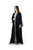 Hanayen Couture-Inspired Noir Abaya with Scalloped Lace & Pearl Embellishments best abaya online in dubai