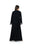 Hanayen Couture-Inspired Noir Abaya with Scalloped Lace & Pearl Embellishments best abaya online in dubai