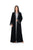 Hanayen Couture-Inspired Noir Abaya with Scalloped Lace & Pearl Embellishments best abaya online in dubai