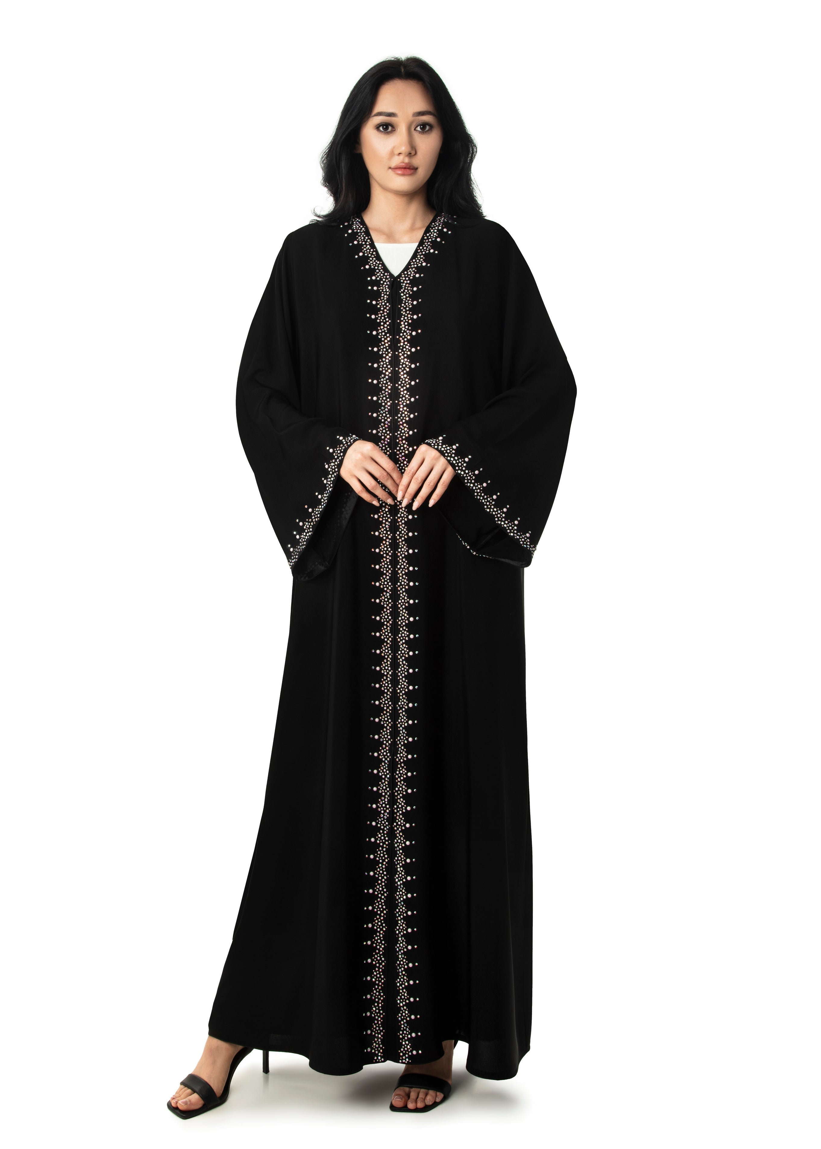 Buy Online Crystalized Dubai Style Abaya Luxury Online Abaya