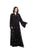 Hanayen Crystals Design Black Modest Abaya