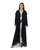 Hanayen Cut Abaya With Layered Chiffon