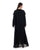 Hanayen Cut Abaya With Layered Chiffon