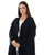 Hanayen Cut Abaya With Layered Chiffon