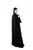 Hanayen Cutting Pleated Sided Abaya Design