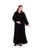 Hanayen Dark Brown Velvet Coat Abaya