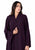 Hanayen Dark Purple Plain Abaya best abaya online in dubai