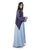 Hanayen Dual-Tone Diagonal Abaya