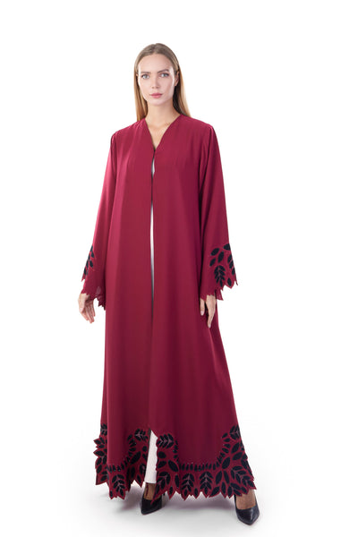 Hanayen Dubai Abaya Design With Applique