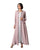 Hanayen Dusty Rose Open Abaya With Detailed Floral Guipure Lace Trim best abaya online in dubai