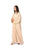 Hanayen Elegant Beige Abaya Set with Intricate Floral Embroidery best abaya online in dubai
