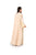Hanayen Elegant Beige Abaya Set with Intricate Floral Embroidery best abaya online in dubai
