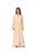 Hanayen Elegant Beige Abaya Set with Intricate Floral Embroidery best abaya online in dubai