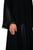 Hanayen Elegant Black Abaya with Sheer Crystal-Lined Mesh Panels best abaya online in dubai