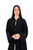 Hanayen Elegant Black Abaya with Sheer Crystal-Lined Mesh Panels best abaya online in dubai