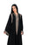 Hanayen Elegant Black Dubai Abaya Design best abaya online in dubai