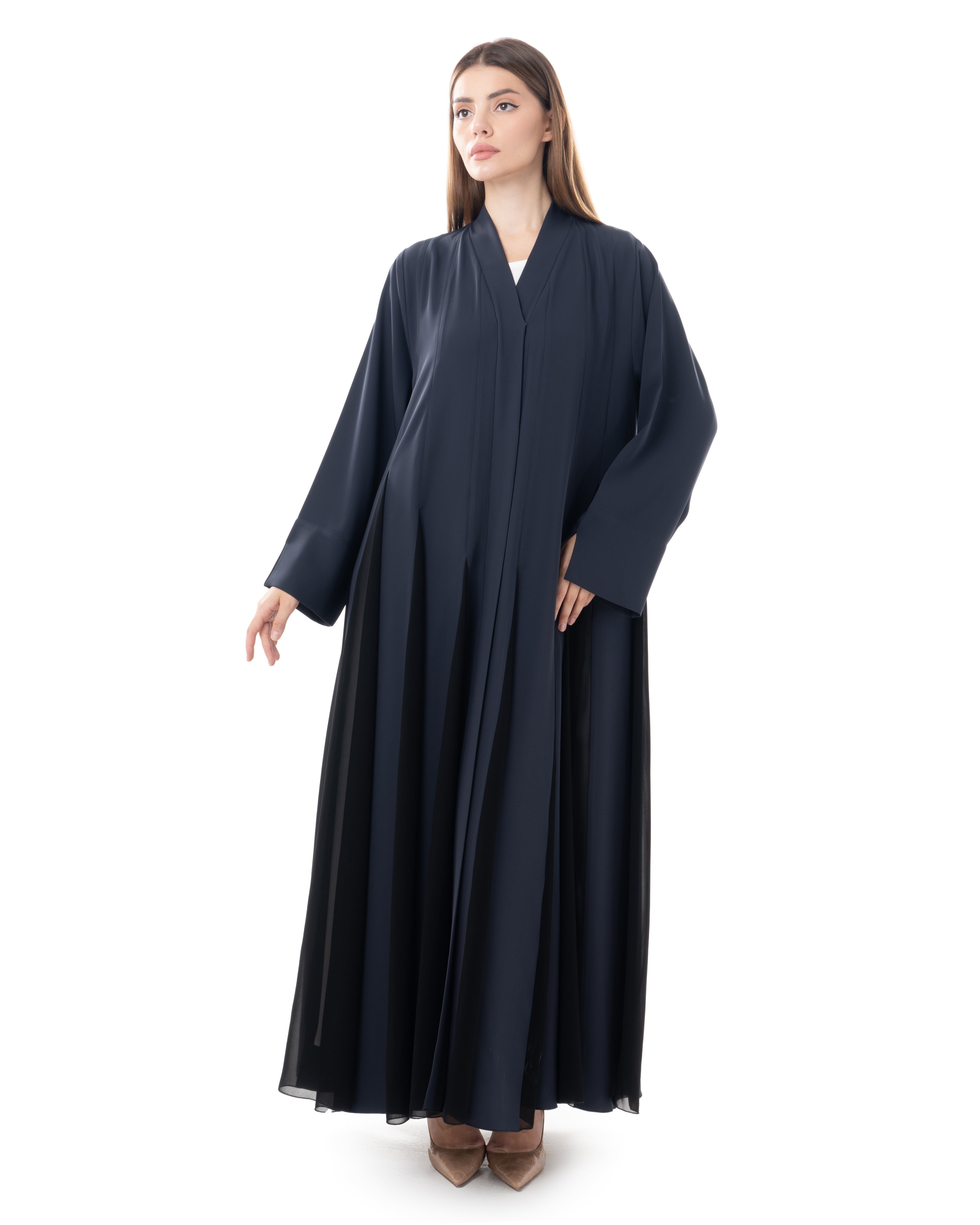 Hanayen Elegant Navy Blue Pleated Abaya Best Abaya Online In Dubai hanayen-elegant-navy-blue-pleated-abaya-best-abaya-online-in-dubai